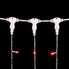 Миниатюра фото гирлянда занавес 2 x 2 м красный 220в, 400 led, провод прозрачный пвх, ip54 ltc pcl402-10-2r | 220svet.ru