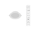 Миниатюра фото встраиваемый светильник arte lamp quick a8512pl-1wh | 220svet.ru