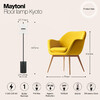 Миниатюра фото торшер светодиодный maytoni kyoto mod178fl-l11b3k | 220svet.ru