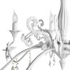 Миниатюра фото подвесная люстра arte lamp angelina a5349lm-8wh | 220svet.ru