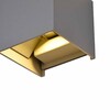 Миниатюра фото уличный настенный светодиодный светильник maytoni fulton o572wl-l6gr | 220svet.ru