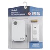 Миниатюра фото звонок беспроводной (ul-00006432) uniel udb-013w-r1t1-36s-100m-wh | 220svet.ru