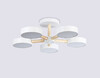 Миниатюра фото потолочная светодиодная люстра на штанге ambrella light comfort fl4825 | 220svet.ru