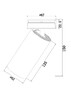 Миниатюра фото потолочный свветодиодный светильник maytoni focus led c057cl-l12w4k | 220svet.ru