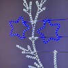 Миниатюра фото светодиодная консоль &quot;уральские звезды&quot; 80 х 150 см, бело-синяя, 220в ltc lc-13593 | 220svet.ru