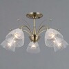 Миниатюра фото потолочная люстра illumico il0594-5csq-25 ab arezzo | 220svet.ru