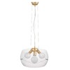 Миниатюра фото подвесная люстра lumina deco globo ldp 6018-400 pr+f.gd | 220svet.ru