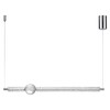 Миниатюра фото подвесной светодиодный светильник odeon light crystal 5007/28l хром | 220svet.ru