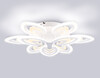 Миниатюра фото потолочная светодиодная люстра с пультом ду ambrella light acrylica fa4547 | 220svet.ru