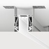 Миниатюра фото закладной профиль для натяжного потолка 2м denkirs smart profi tr3044-al | 220svet.ru
