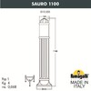 Миниатюра фото садовый светильник-столбик fumagalli sauro 1100 d15.555.000.lxf1r.fc1 | 220svet.ru
