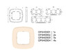 Миниатюра фото рамка 2-постовая ambrella volt omega coint of640302 | 220svet.ru