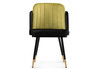 Миниатюра фото стул woodville penelopa black / hakki / black / gold 15418 | 220svet.ru