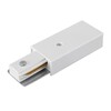 Миниатюра фото коннектор прямой lucia tucci ltp-cn001s-w | 220svet.ru