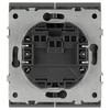 Миниатюра фото выключатель эра arktik 16-1104-06 двойной 10ах-250в графит б0070349 | 220svet.ru