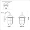 Миниатюра фото уличный настенный светильник odeon light helm 4171/1w | 220svet.ru