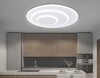 Миниатюра фото настенно-потолочный светодиодный светильник с пультом ду ambrella light acrylica fa7707 | 220svet.ru
