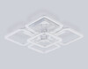 Миниатюра фото потолочный светодиодный светильник с пультом ду ambrella light acrylica fa8949 | 220svet.ru