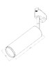 Миниатюра фото трековый однофазный светодиодный светильник arte lamp track lights a1412pl-1wh | 220svet.ru