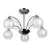 Миниатюра фото потолочная люстра toplight alberta tl7160x-05ch | 220svet.ru