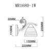 Миниатюра фото бра myfar nile mr1680-1w | 220svet.ru