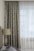 Миниатюра фото портьера mirage бронза 275*260 garda decor 121gd-00008 | 220svet.ru