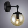 Миниатюра фото спот arte lamp a1664ap-1bk | 220svet.ru