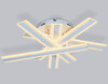 Миниатюра фото потолочная люстра с пультом ду ambrella light acrylica original fa8903 | 220svet.ru