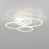Миниатюра фото потолочная светодиодная люстра с пультом ду citilux тринити cl238130 | 220svet.ru
