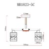 Миниатюра фото потолочная люстра myfar olivia mr1823-5c | 220svet.ru