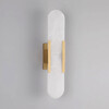 Миниатюра фото настенный светильник delight collection f037/l gold/white | 220svet.ru