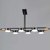 Миниатюра фото люстра reluce 02760-0.3-06 bk+wood gx53 | 220svet.ru