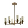 Миниатюра фото потолочная люстра на штанге lumion madonna 6554/6c бронза | 220svet.ru