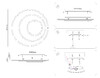 Миниатюра фото настенно-потолочный светодиодный светильник с пультом ду ambrella light acrylica fa7707 | 220svet.ru