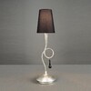 Миниатюра фото настольная лампа mantra paola painted silver 3535 | 220svet.ru