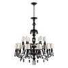 Миниатюра фото подвесная люстра loft it grace 10203/12+6 black | 220svet.ru