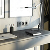 Миниатюра фото розетка с заземлением графит матовый werkel w1171064 | 220svet.ru