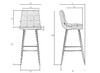 Миниатюра фото стул барный dobrin nicole lml-8078-n_b-m_v-v108-113-12442 | 220svet.ru