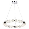 Миниатюра фото подвесная светодиодная люстра odeon light crystal 5007/60l хром | 220svet.ru