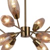 Миниатюра фото потолочная люстра escada desire 10165/12pl copper | 220svet.ru
