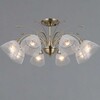 Миниатюра фото потолочная люстра illumico il0594-8csq-25 ab arezzo | 220svet.ru
