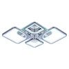 Миниатюра фото потолочная светодиодная люстра profit light 8057/2+2 chr | 220svet.ru