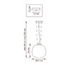 Миниатюра фото подвесной светильник lightstar grazia 608116 | 220svet.ru