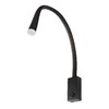 Миниатюра фото настенный светильник с выключателем на корпусе loft it arrow 10398 black | 220svet.ru