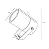 Миниатюра фото уличный светильник arte lamp mistero a3303al-1wh | 220svet.ru