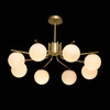 Миниатюра фото потолочная люстра на штанге de city оливия 306017208 | 220svet.ru