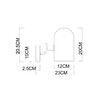 Миниатюра фото бра arte lamp cassel a5454ap-1pb | 220svet.ru