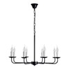 Миниатюра фото подвесная люстра arte lamp graff a1857lm-8bk | 220svet.ru