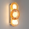 Миниатюра фото настенный светодиодный светильник odeon light agate 7065/10wlb бронзовый | 220svet.ru
