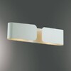 Миниатюра фото настенный светильник ideal lux clip ap2 mini bianco | 220svet.ru